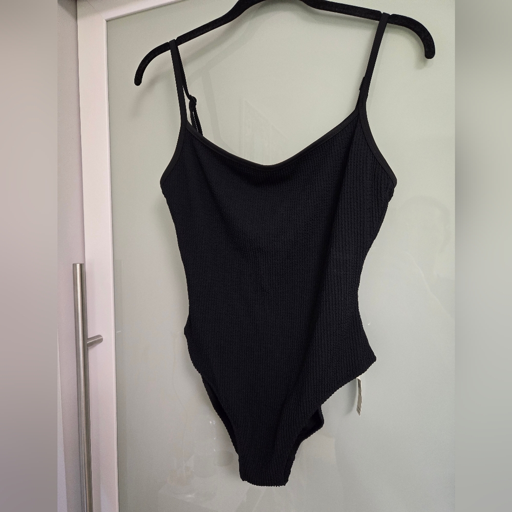 Aerie Black Women Swim One Piece